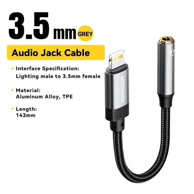 Переходник(адаптер) на USB Type-C и Lighting(iPhone) от Essager