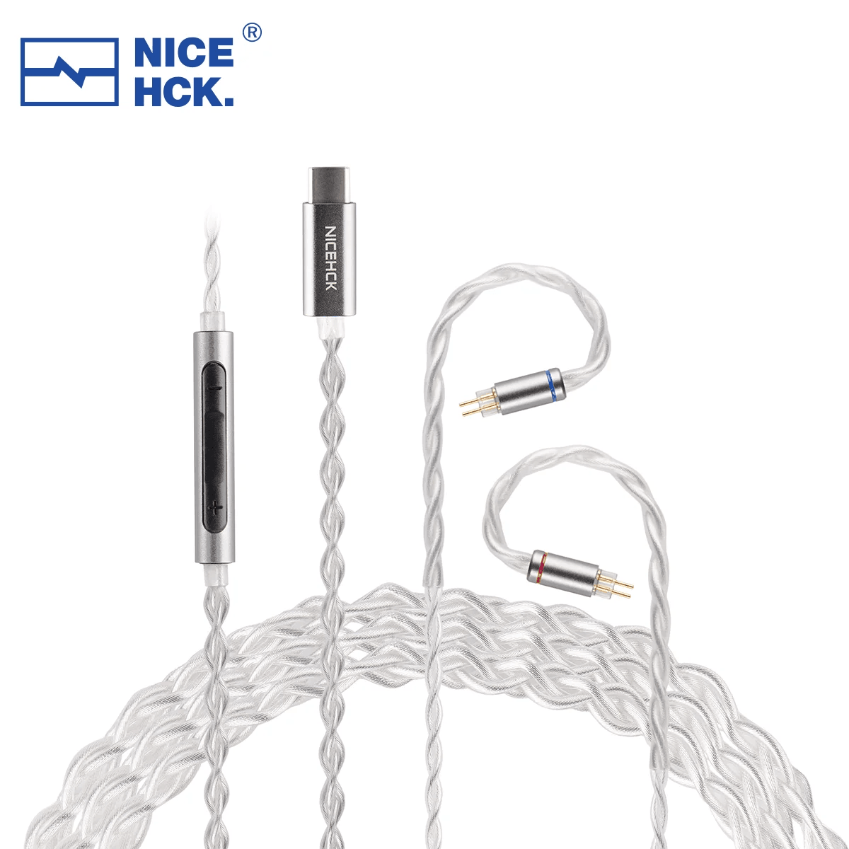  NiceHCK SP4 Type-C кабель с ЦАП усилителем для IEM и смартфонов